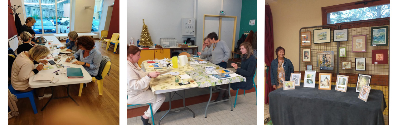atelier aquarelle et expo